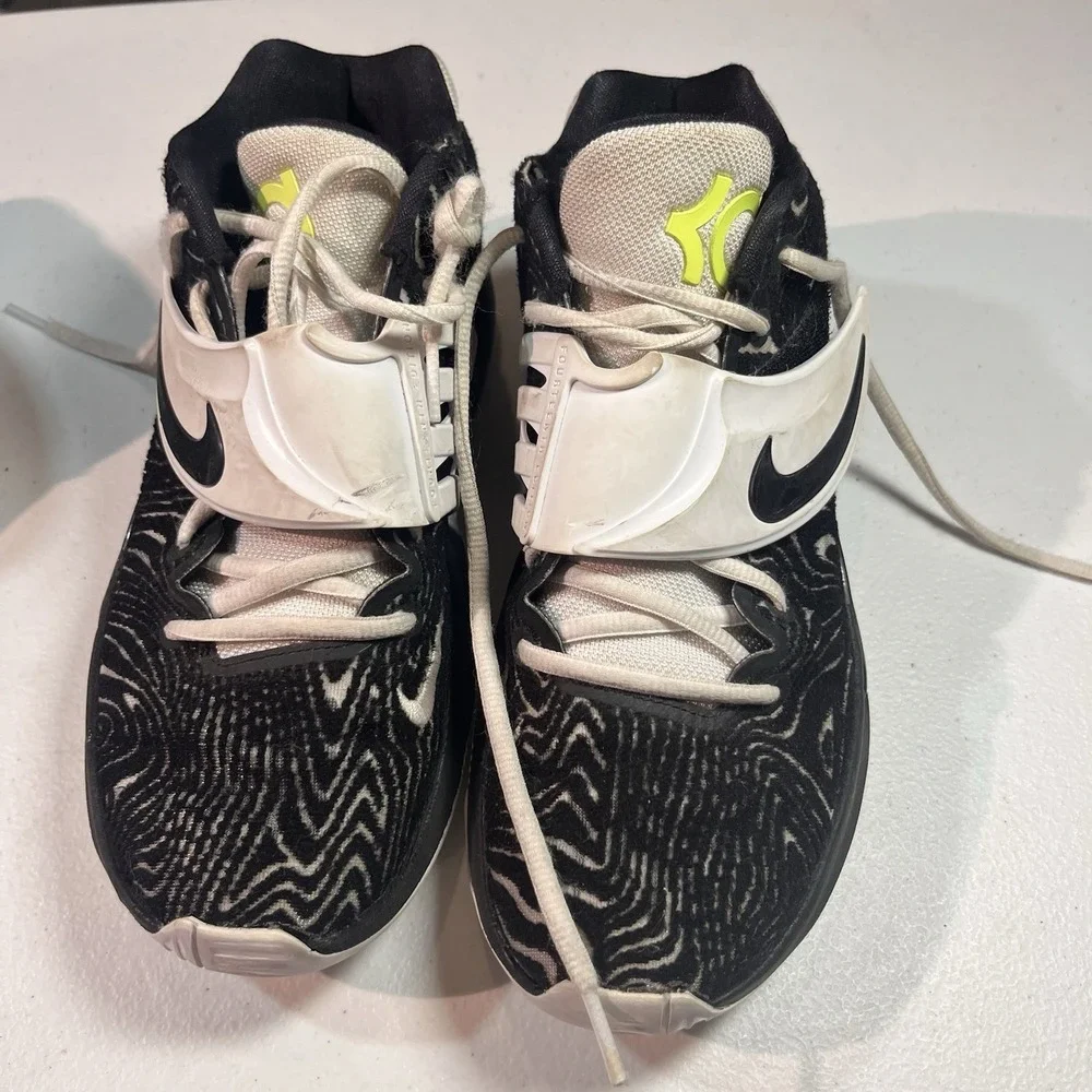 Mens 2021 Nike KD 14 TB Black White Volt Size 7‎ DA7850-001